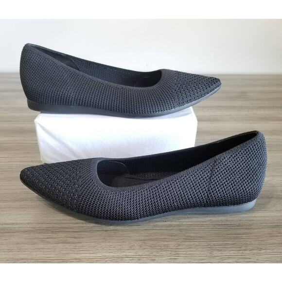 Naturalizer HUNTER Women's Black FlyKnit Slip-Ons, Flats, Size: 6.5M, New - Picture 1 of 9